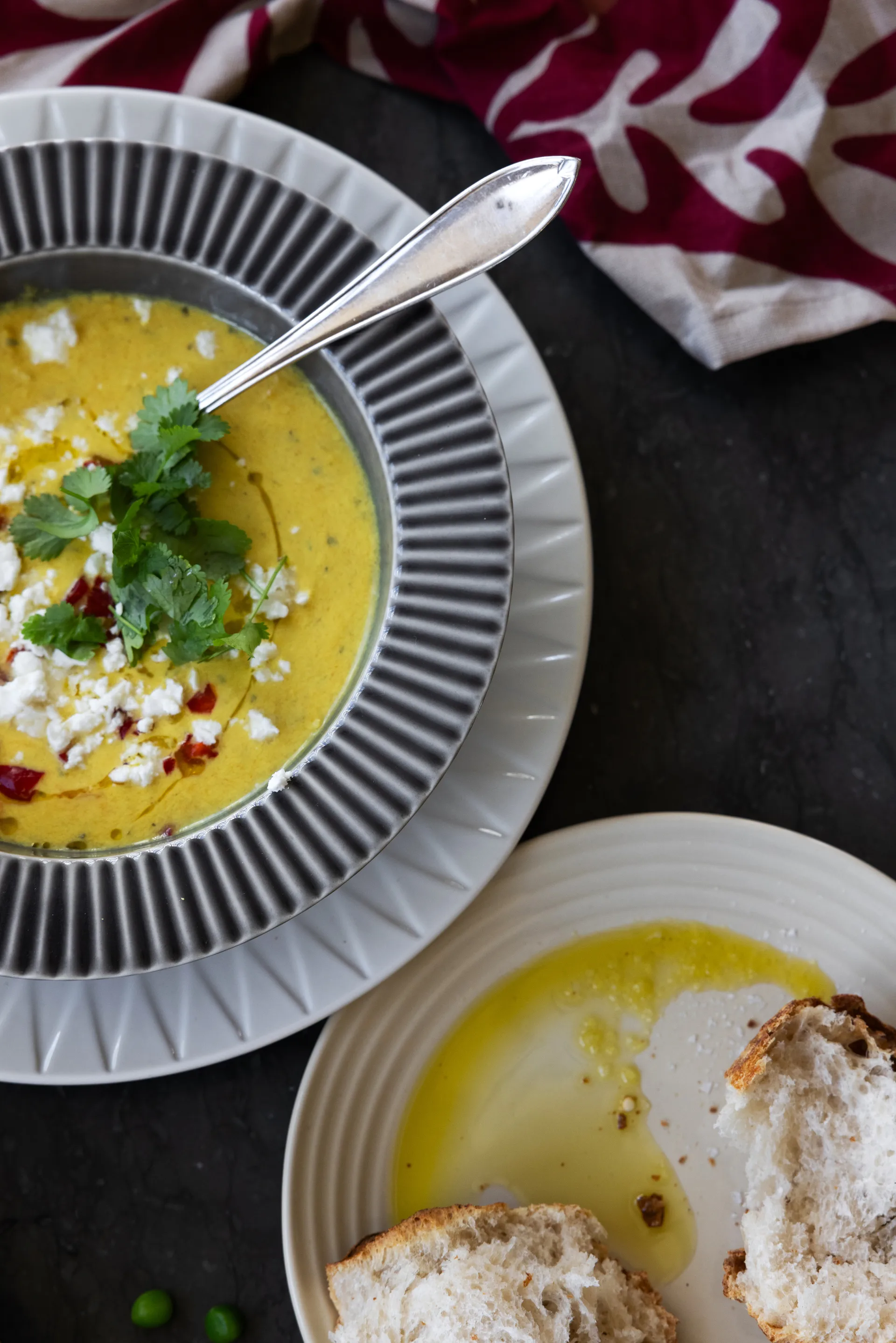 Coffee & More dyb tallerken Ø22 cm, Grå Sagaform