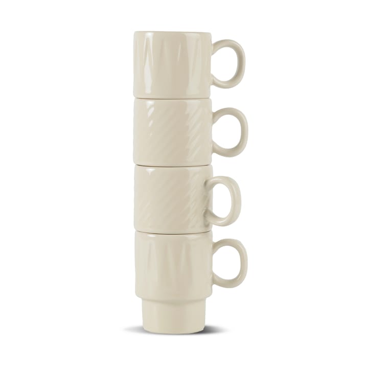 Coffee & More espressokop 4-pak - Beige - Sagaform
