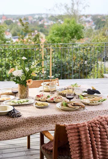 Edith dug 150x280 cm - Mixet beige - Sagaform