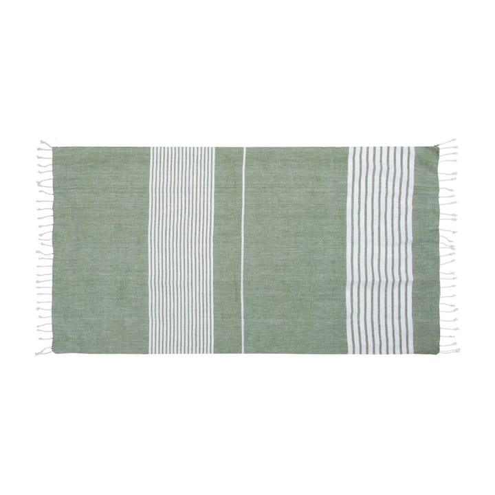 Ella Hamam badehåndklæde 145x250 cm - Grøn - Sagaform