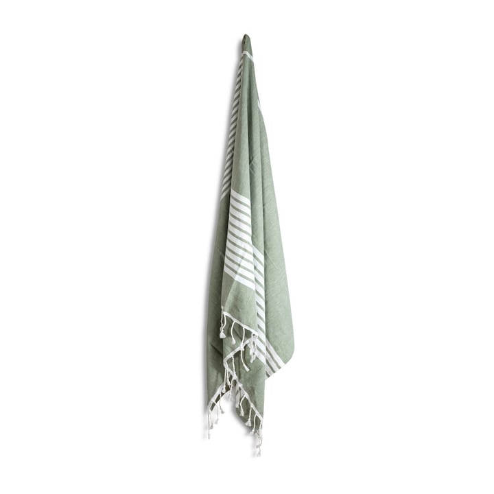 Ella Hamam håndklæde 90x170 cm - Grøn - Sagaform