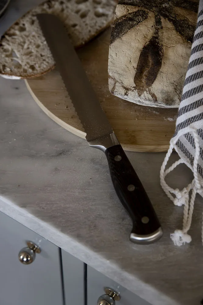 Erik brødkniv ekstra lang, Wengétræ/Rustfrit stål Sagaform