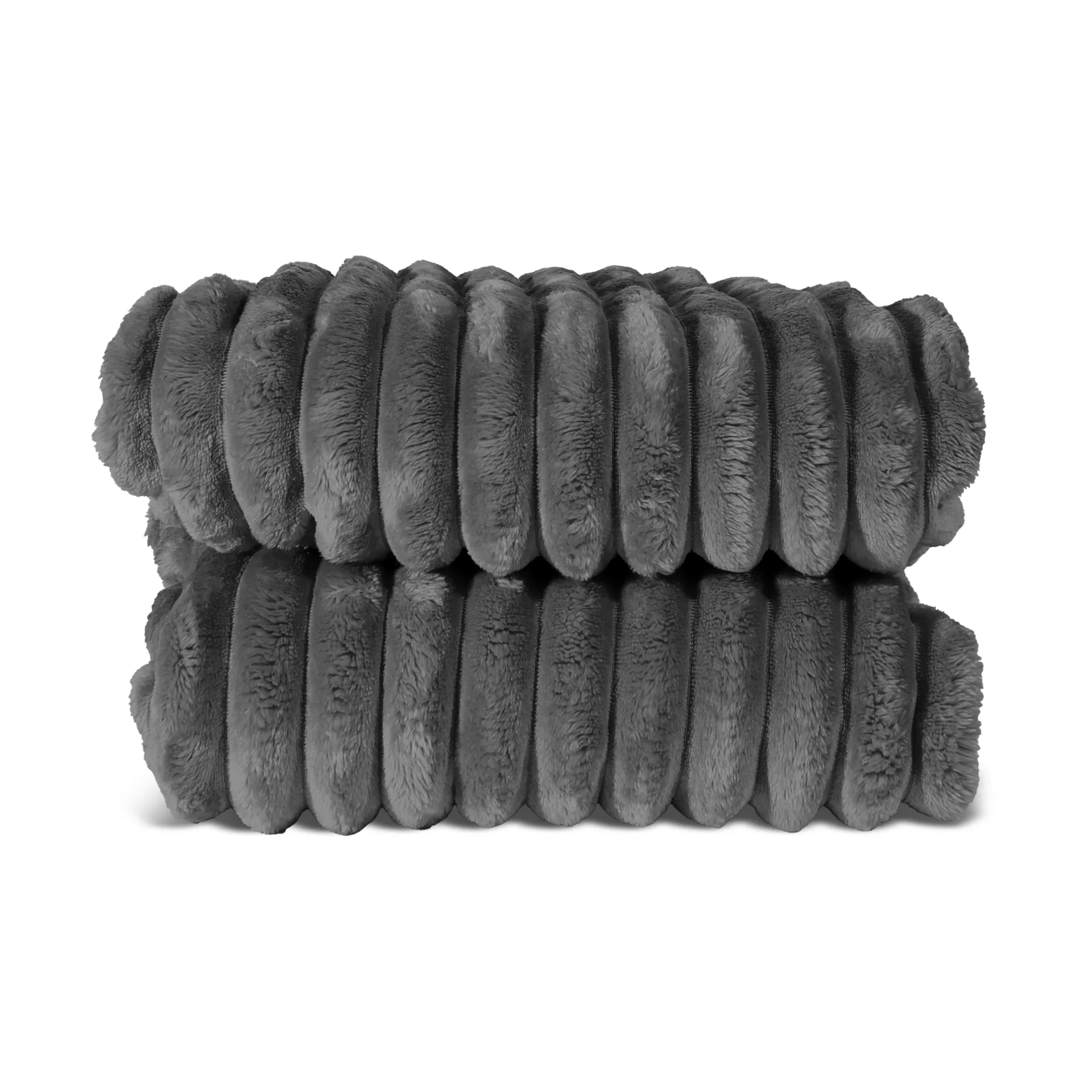 Esther fleeceplaid, Grå Sagaform