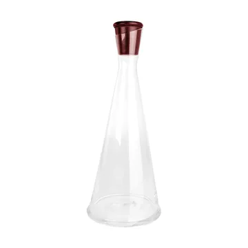 Gurken karaffel - Klar-mørkerød, 1,2 L - Sagaform