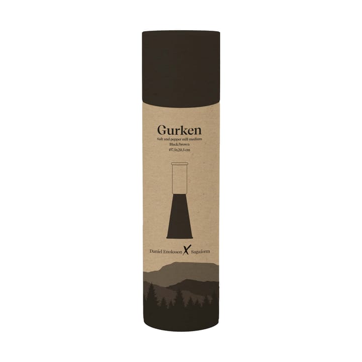 Gurken salt- og peberkværn medium 20,5 cm, Sort-brun Sagaform