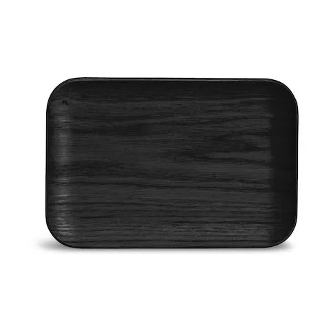 Hanna tallerken 13x19 cm - Sort - Sagaform