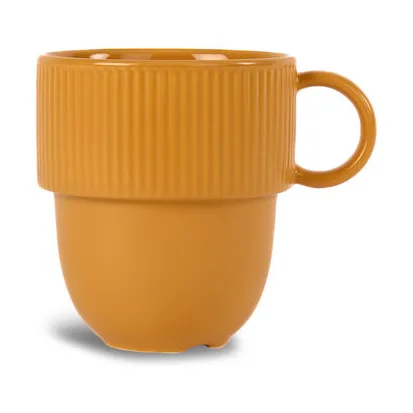 Inka kop med hank 27 cl, Gul Sagaform