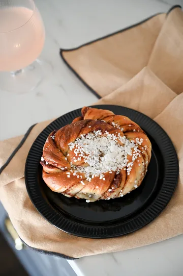 Inka tallerken - Sort, Ø17 cm - Sagaform