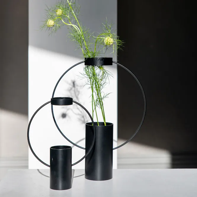 Moon vase 30 cm, Sort Sagaform