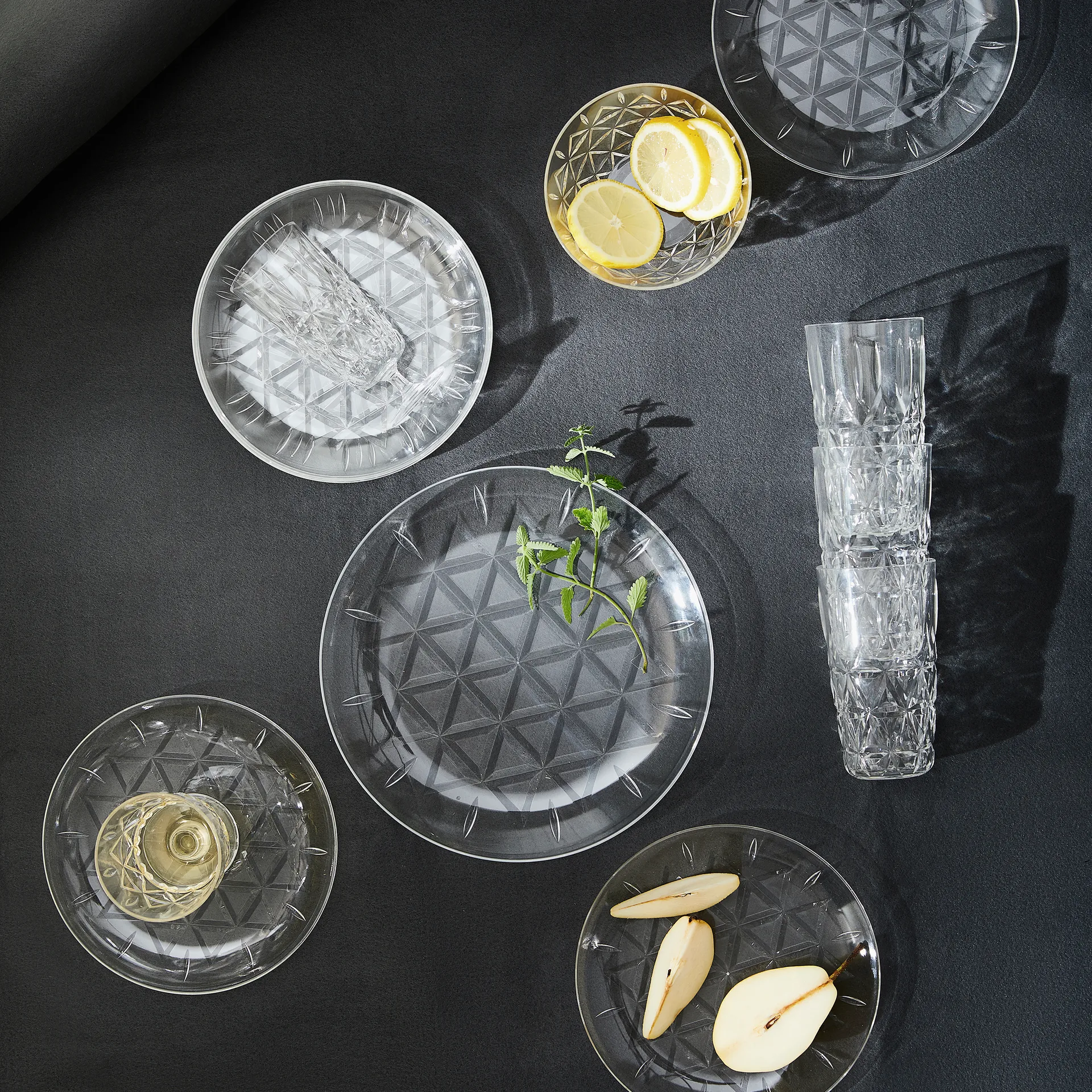 Picknick skål 4-pak, Klar Sagaform