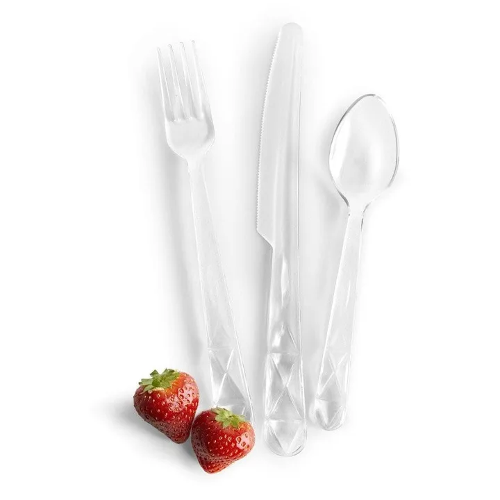 Picnicsæt Juni med bestik, 12 dele - Transparent - Sagaform