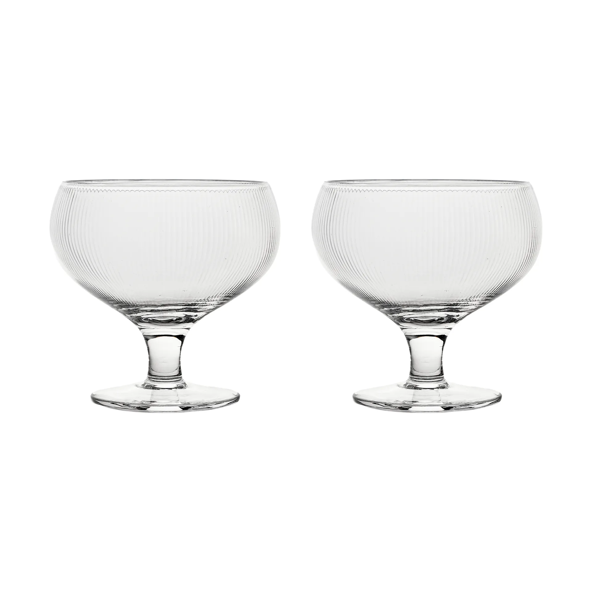 Sagaform Blanka champagnecoupe 30 cl 2-pak, Klar Sagaform