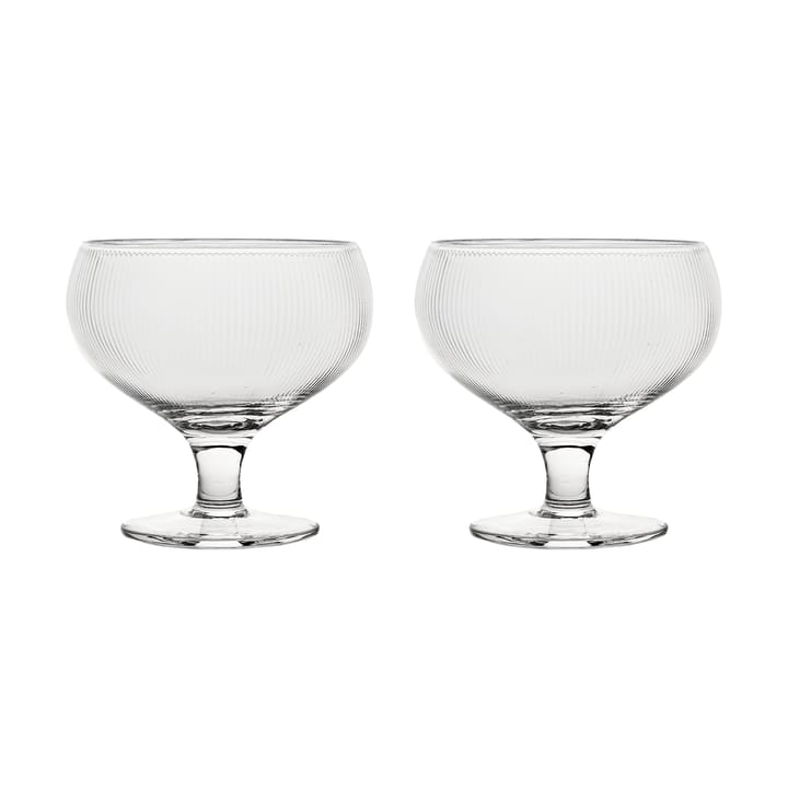Sagaform Blanka champagnecoupe 30 cl 2-pak - Klar - Sagaform