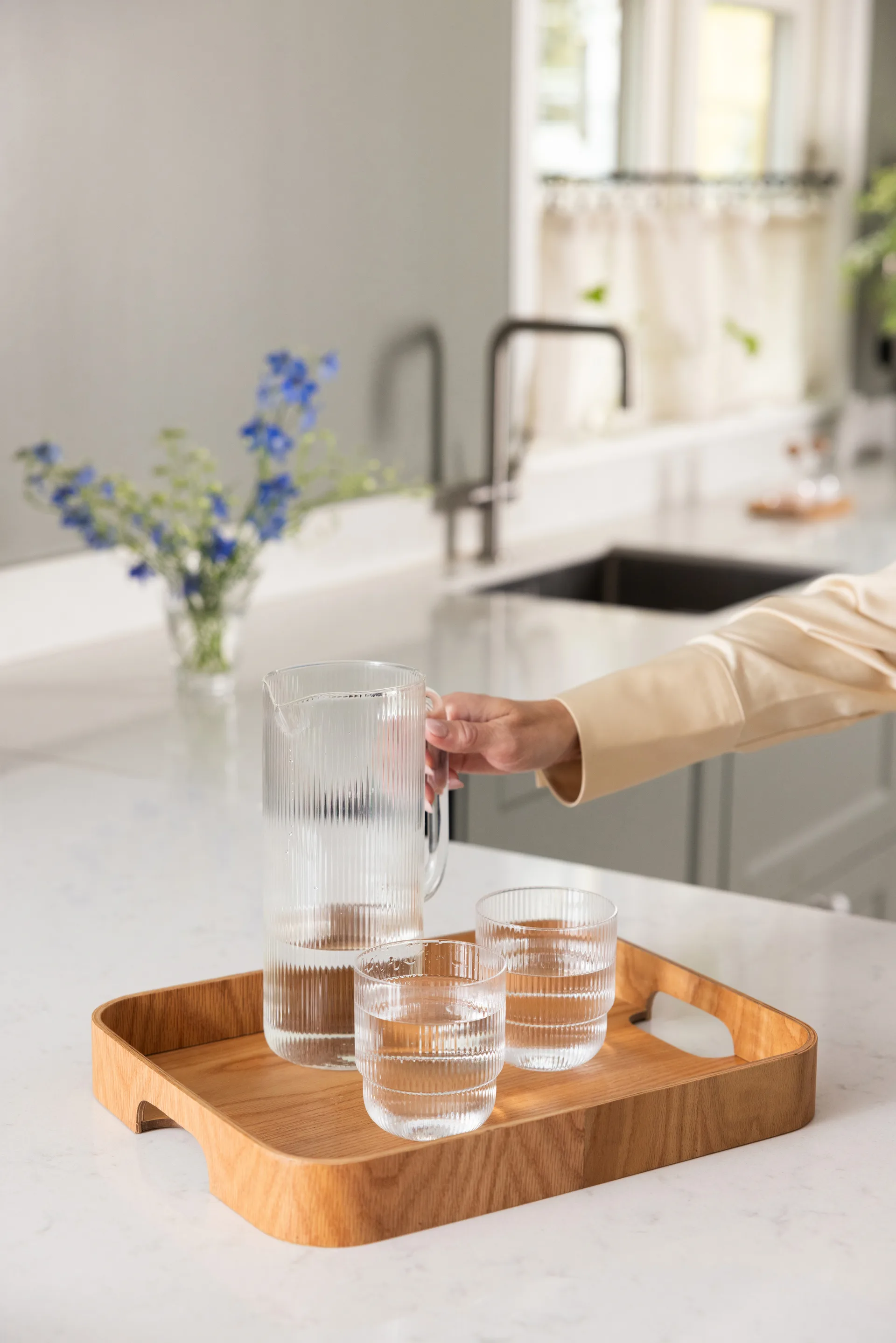 Sagaform blankt vandglas 4-pak, Klar Sagaform