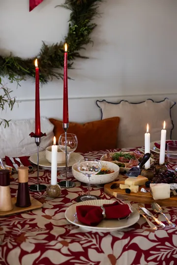 Sten lysestage Ø6 cm - Brun skovmarmor - Sagaform