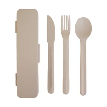 Tina bestiksæt - Beige Pantone Warm gray 3C - Sagaform
