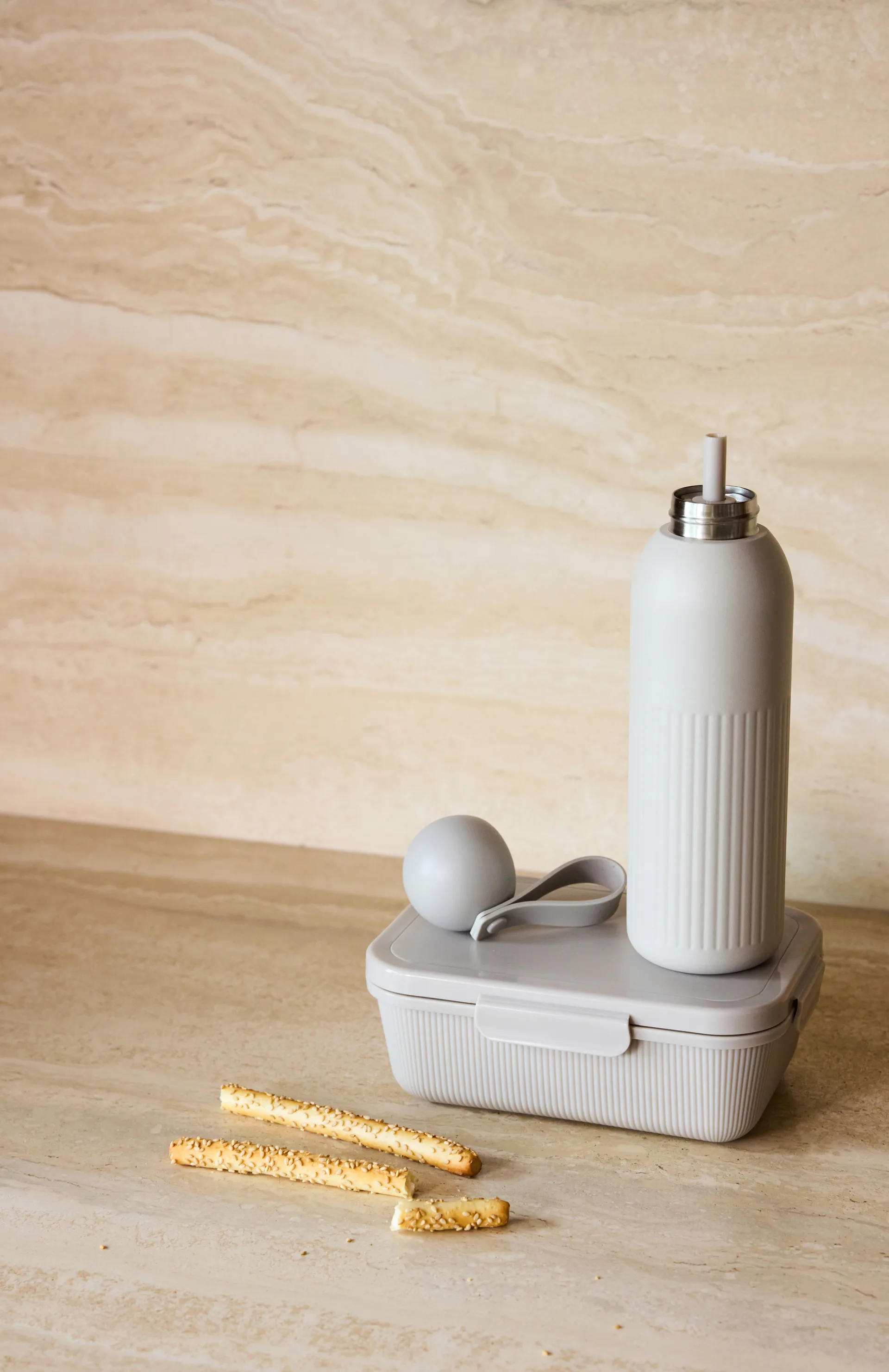 Tina madkasse 1,1 l, Beige-warm gray Sagaform