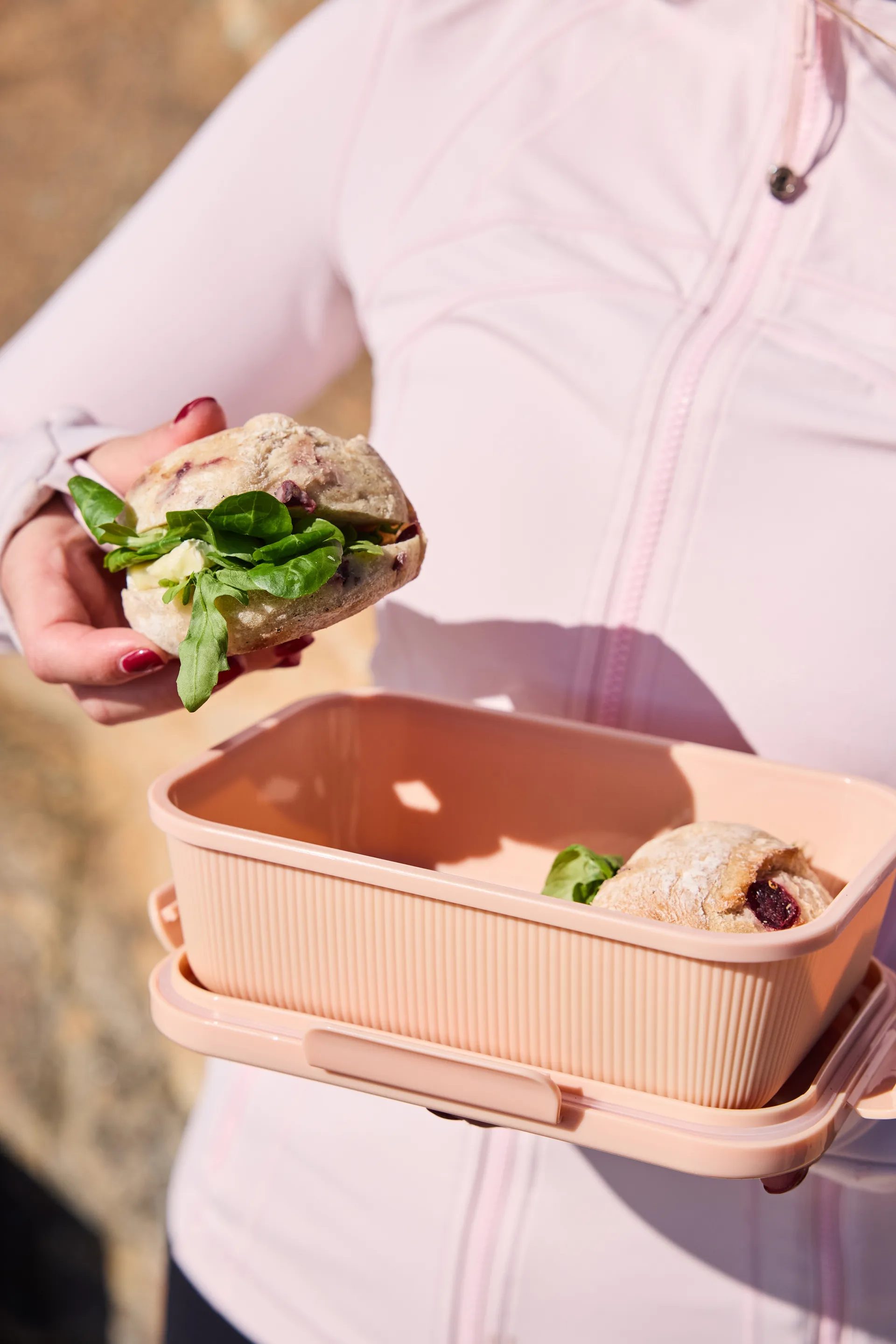 Tina madkasse 1,1 l, Lyserød Sagaform