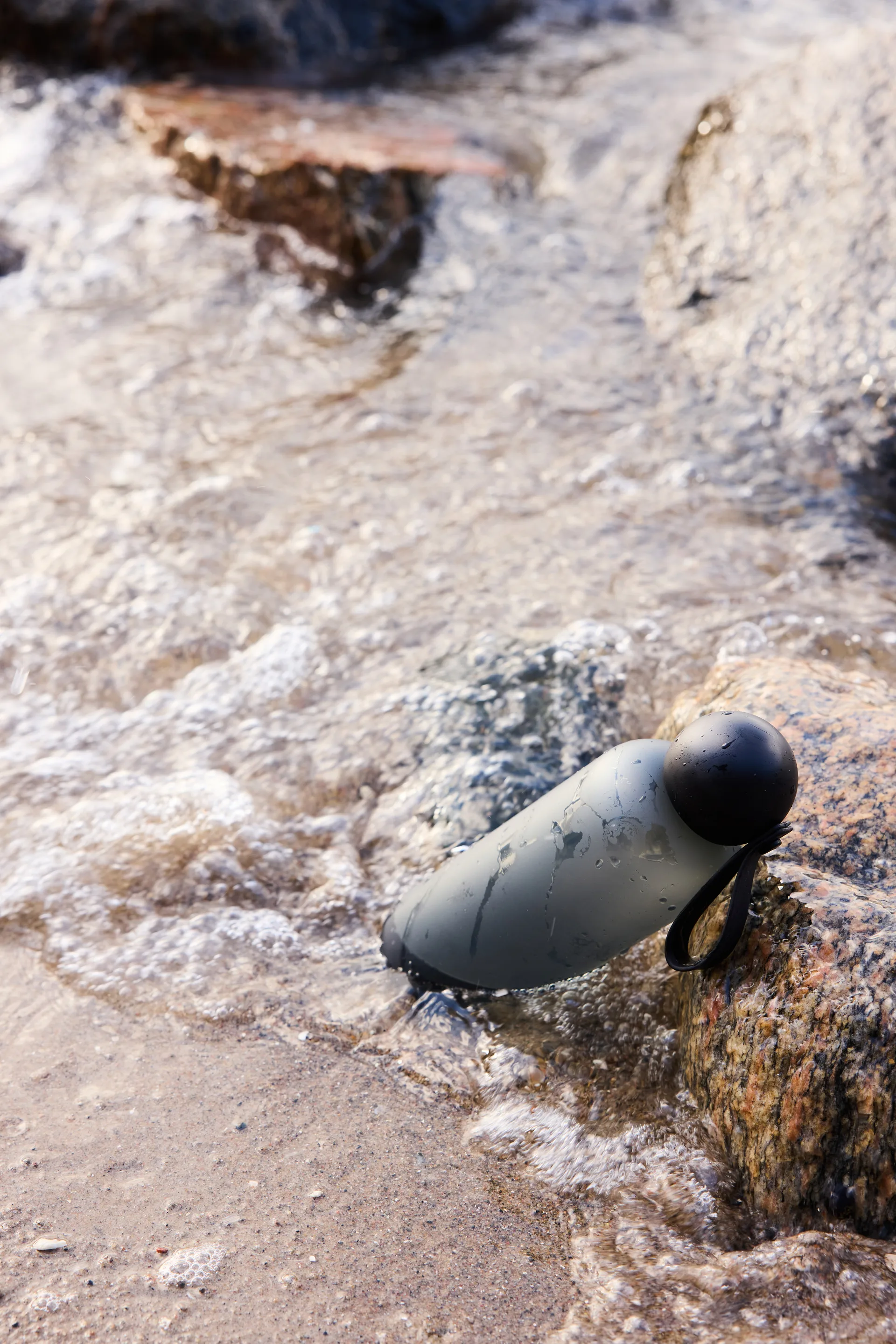 Tom vandflaske 65 cl, Sort Sagaform