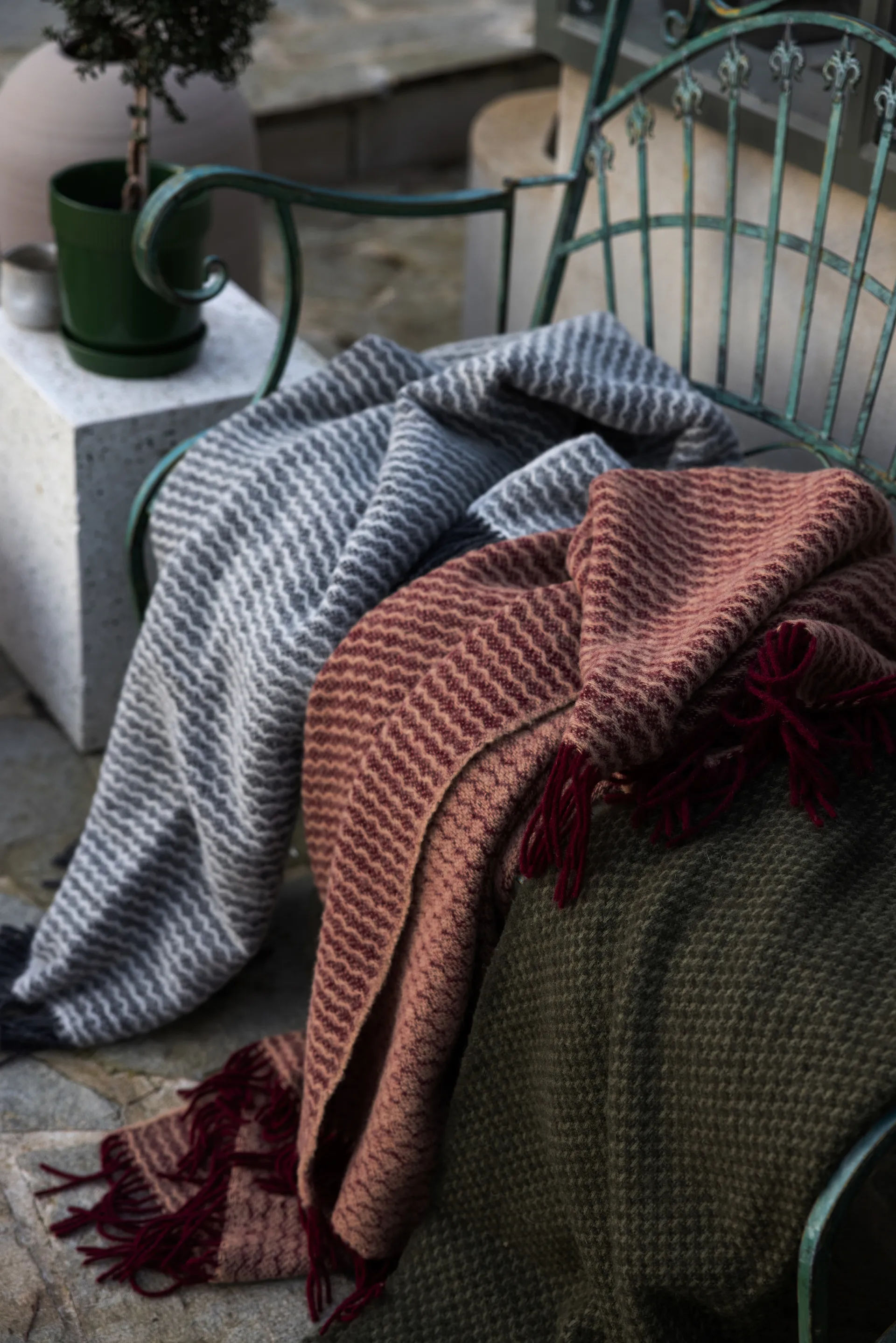 Ulli tæppe 130x170 cm, Grøn Sagaform