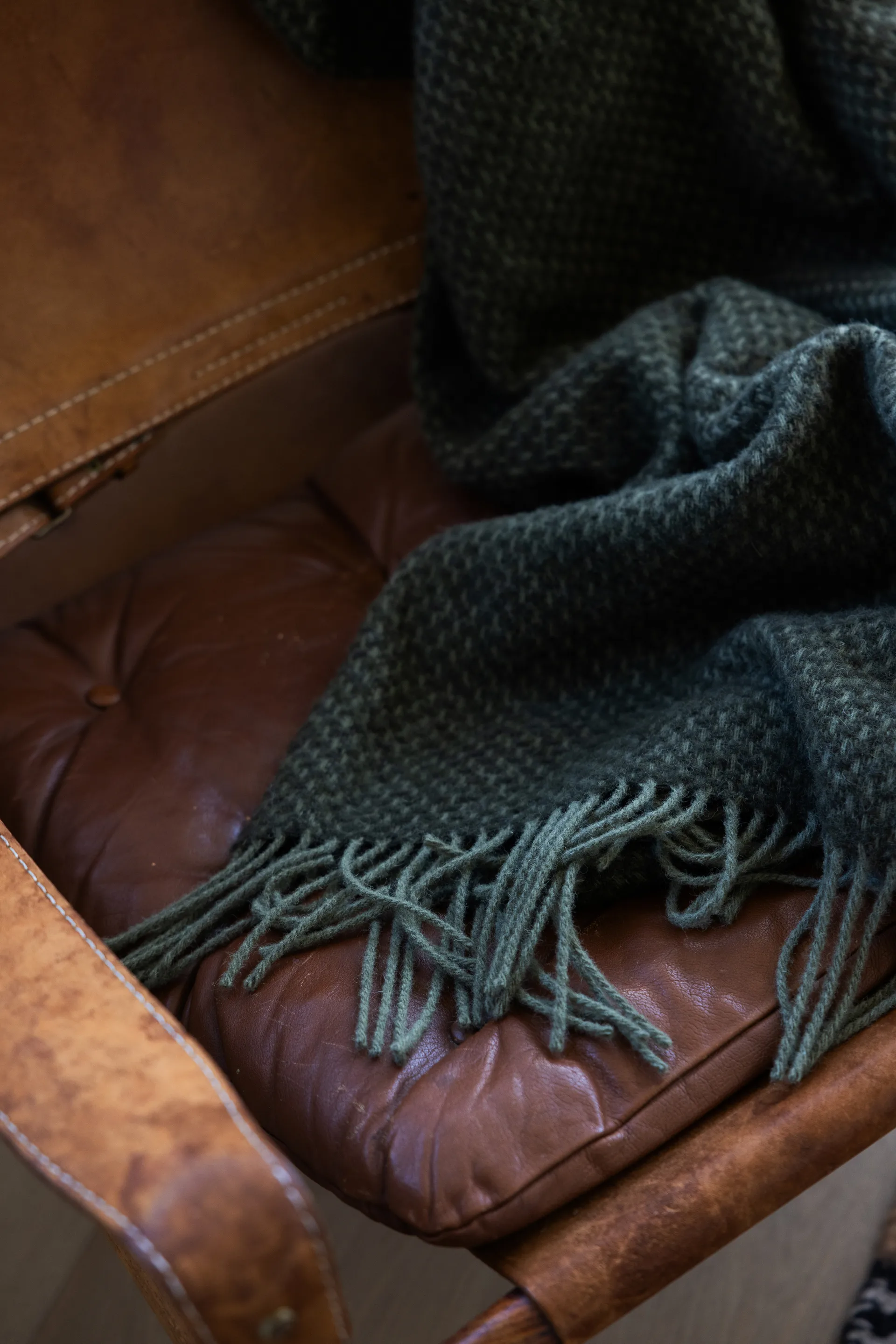 Ulli tæppe 130x170 cm, Grøn Sagaform