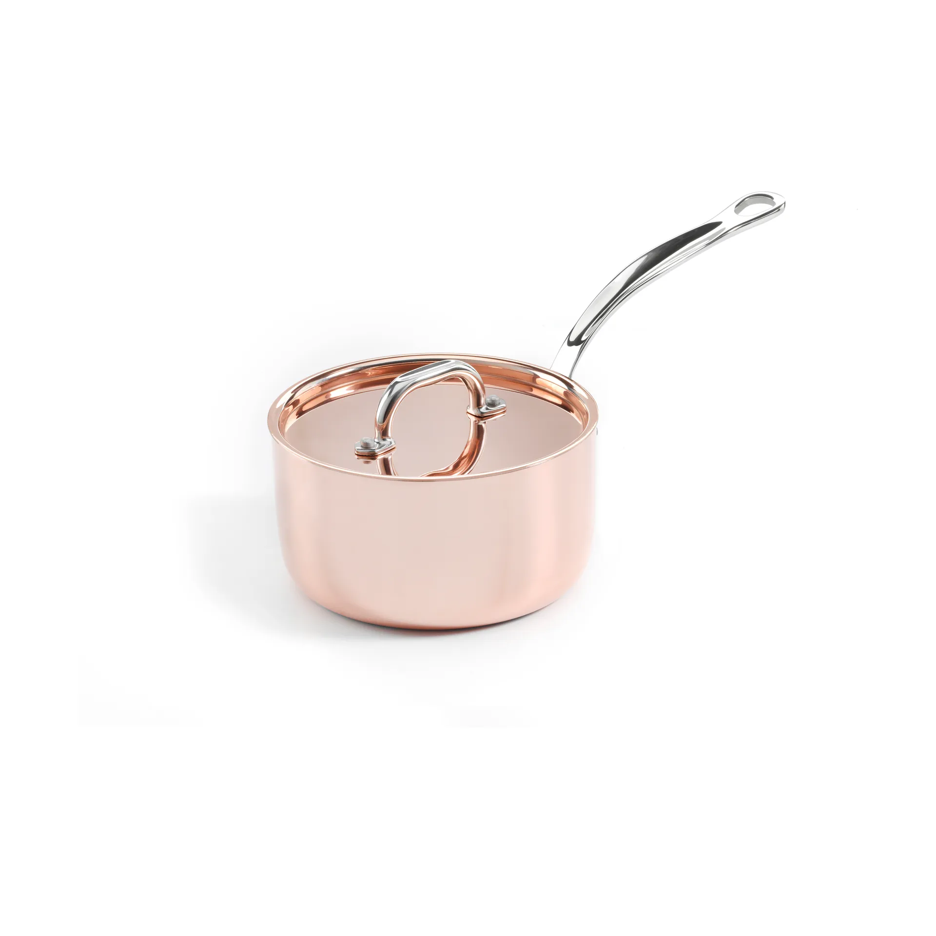 Samuel Groves kasserolle kobber med låg, 2 L Samuel Groves