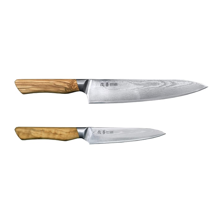 Kaizen knivsæt Gyoto 18 cm & Petty 12 cm - 2 dele - Satake