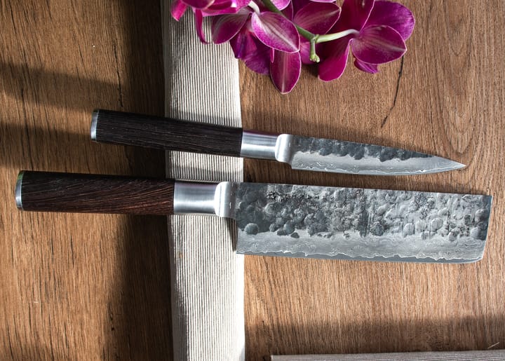 Kuro Nakiri 18 cm med Petty 11 cm, 2 dele Satake