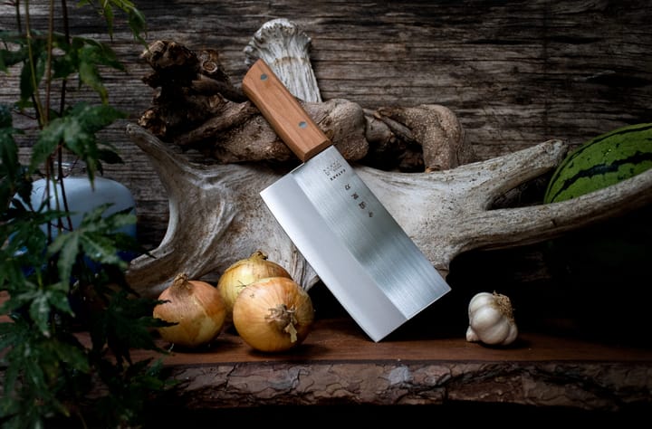 Satake Chopper kinesisk kokkekniv 28,5 cm, Træhåndtag Satake