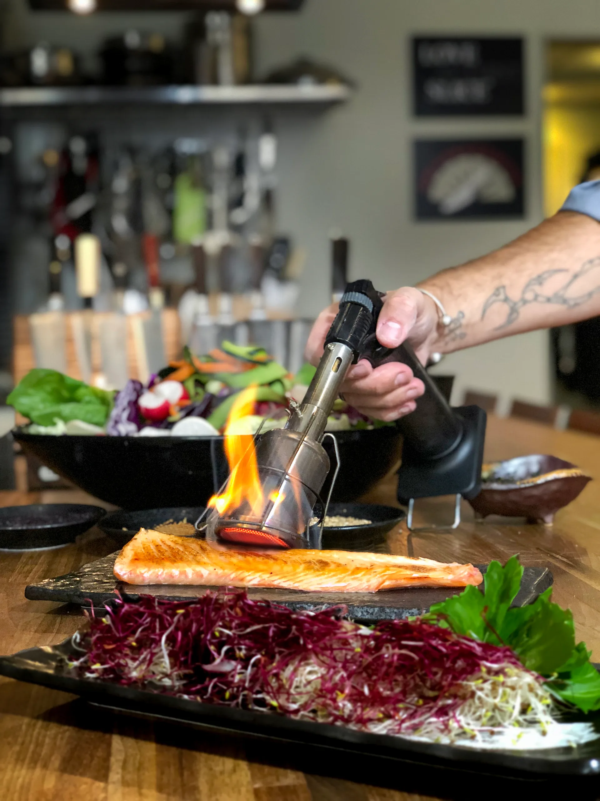 Satake Flame Master professionel brænder, Sort Satake