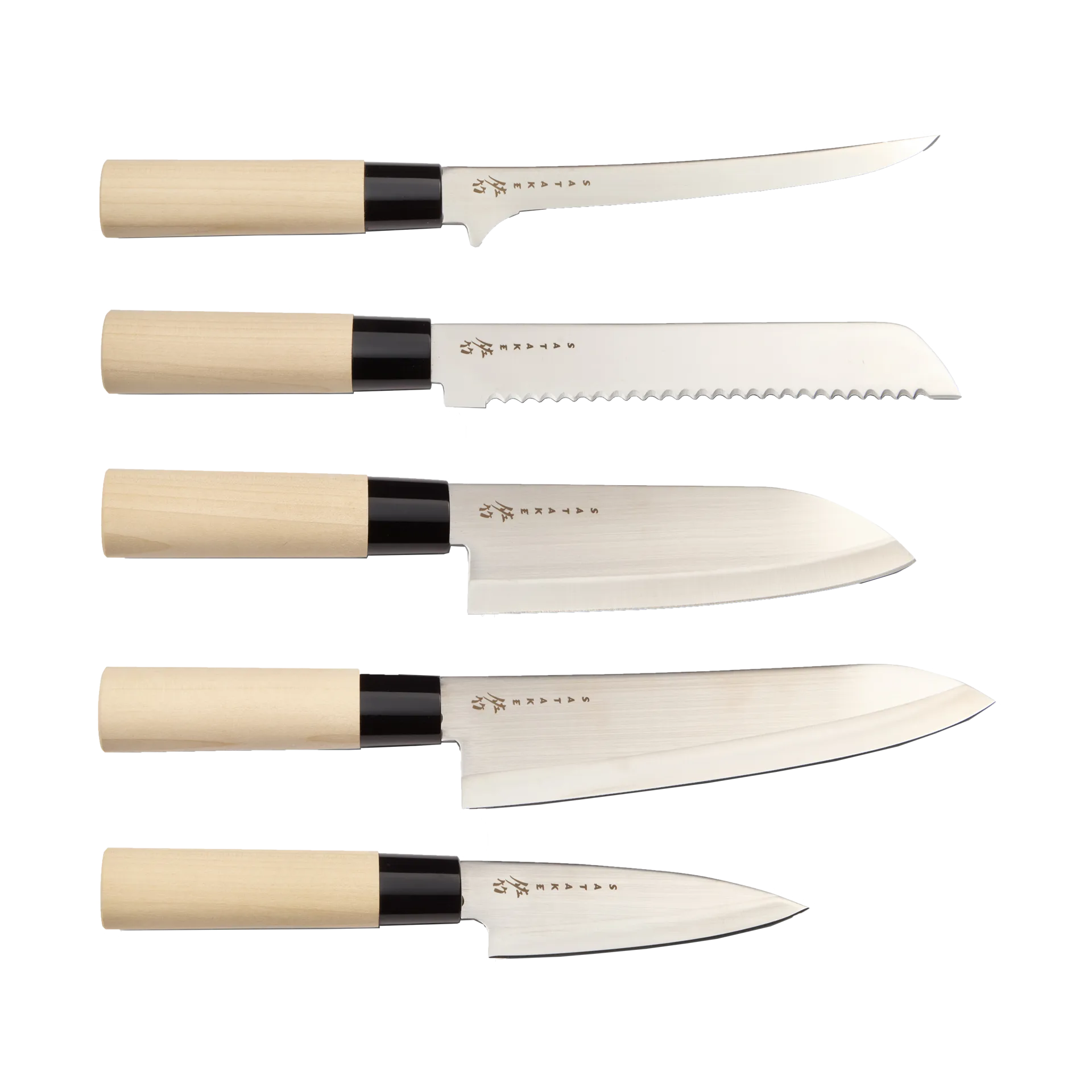 Satake Houcho Balsabox, 5 dele Satake