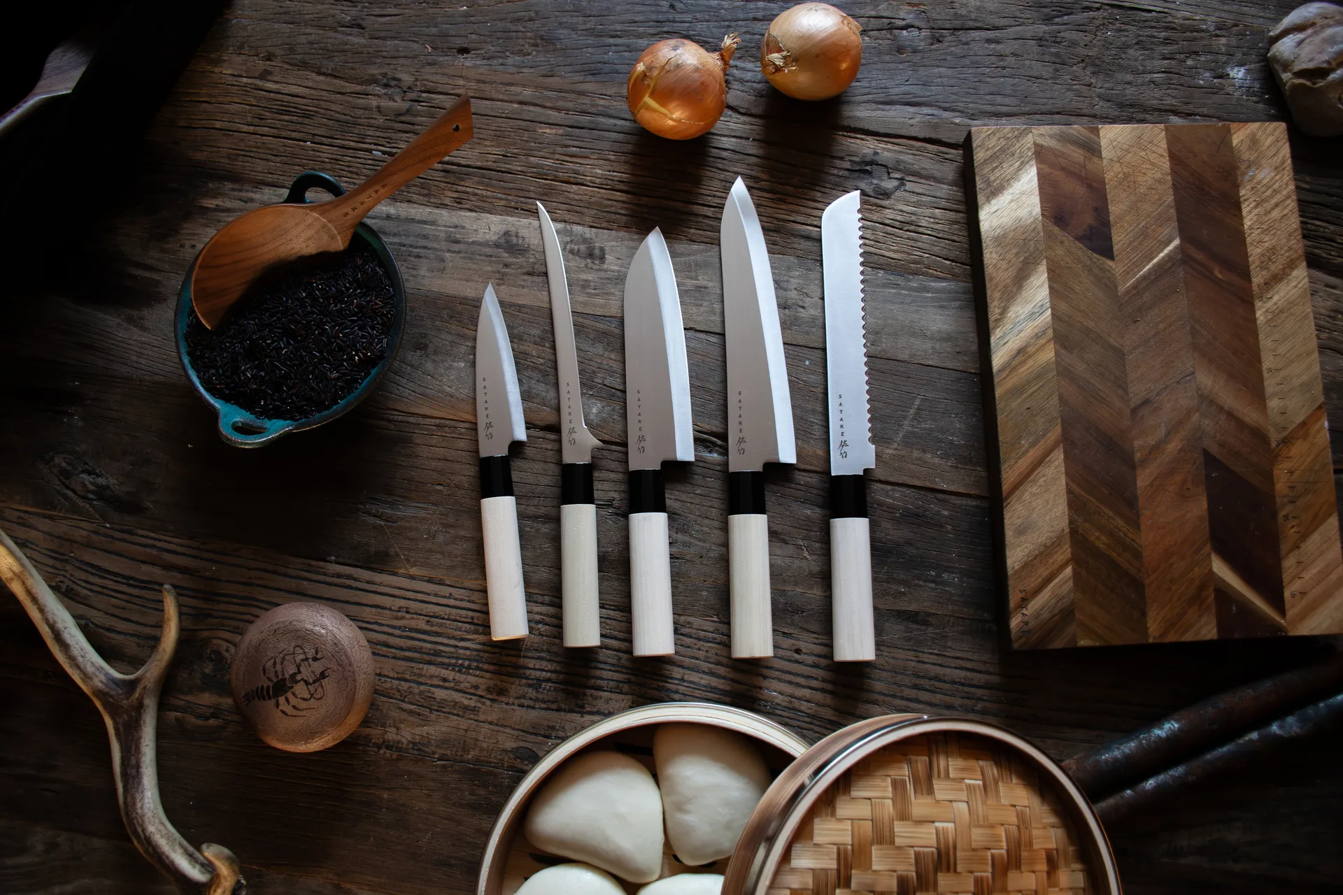 Satake Houcho Balsabox, 5 dele Satake