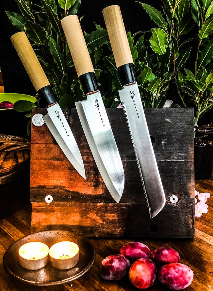 Satake Houcho knivsæt 3 dele - Hi Carbon Steel - Satake