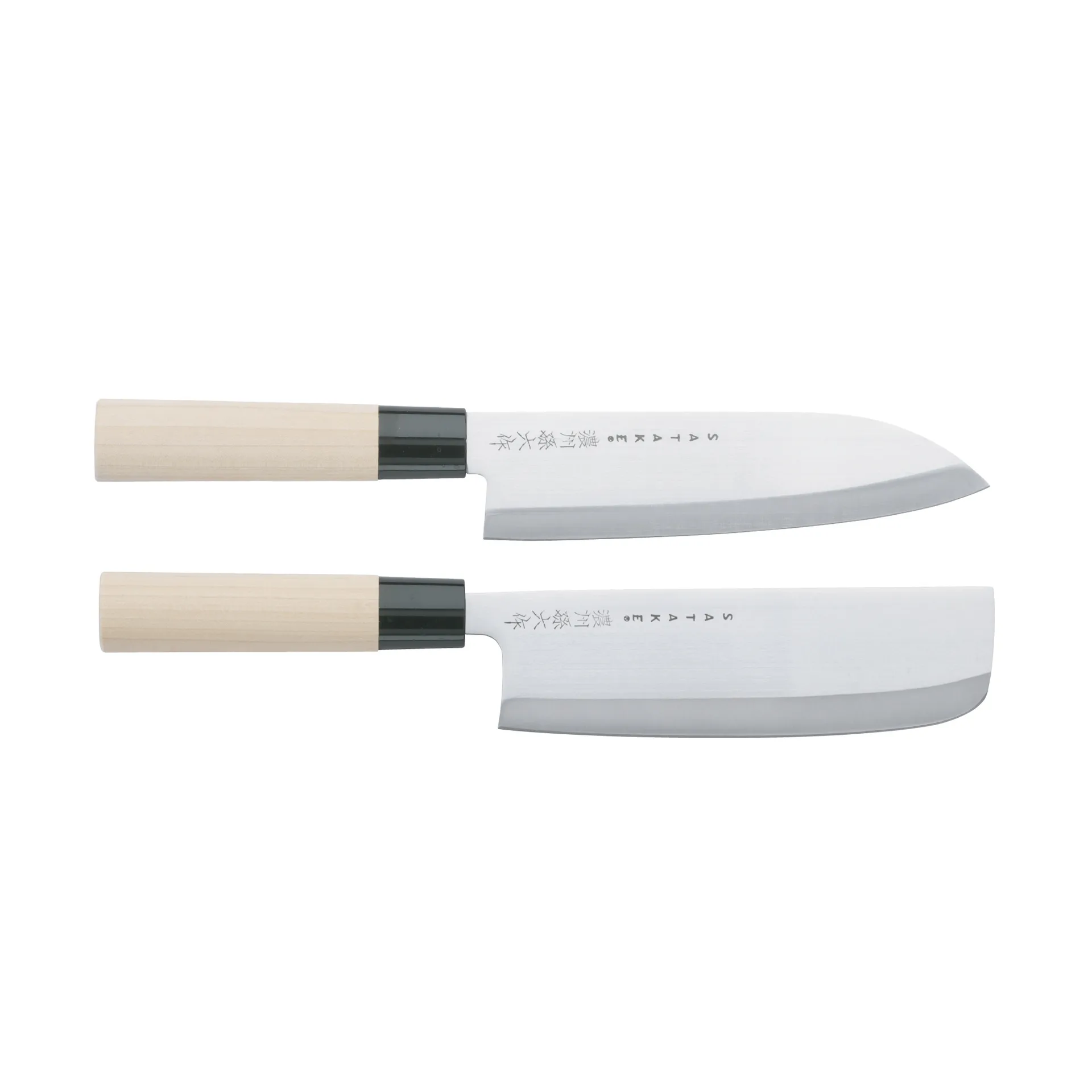 Satake Houcho knivsæt santoku & nakiri, 2 dele Satake