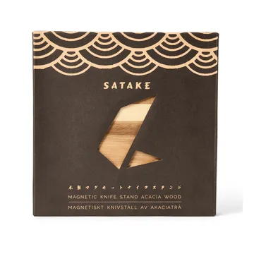 Satake knivblok - Akacie, 19x25x24 cm - Satake