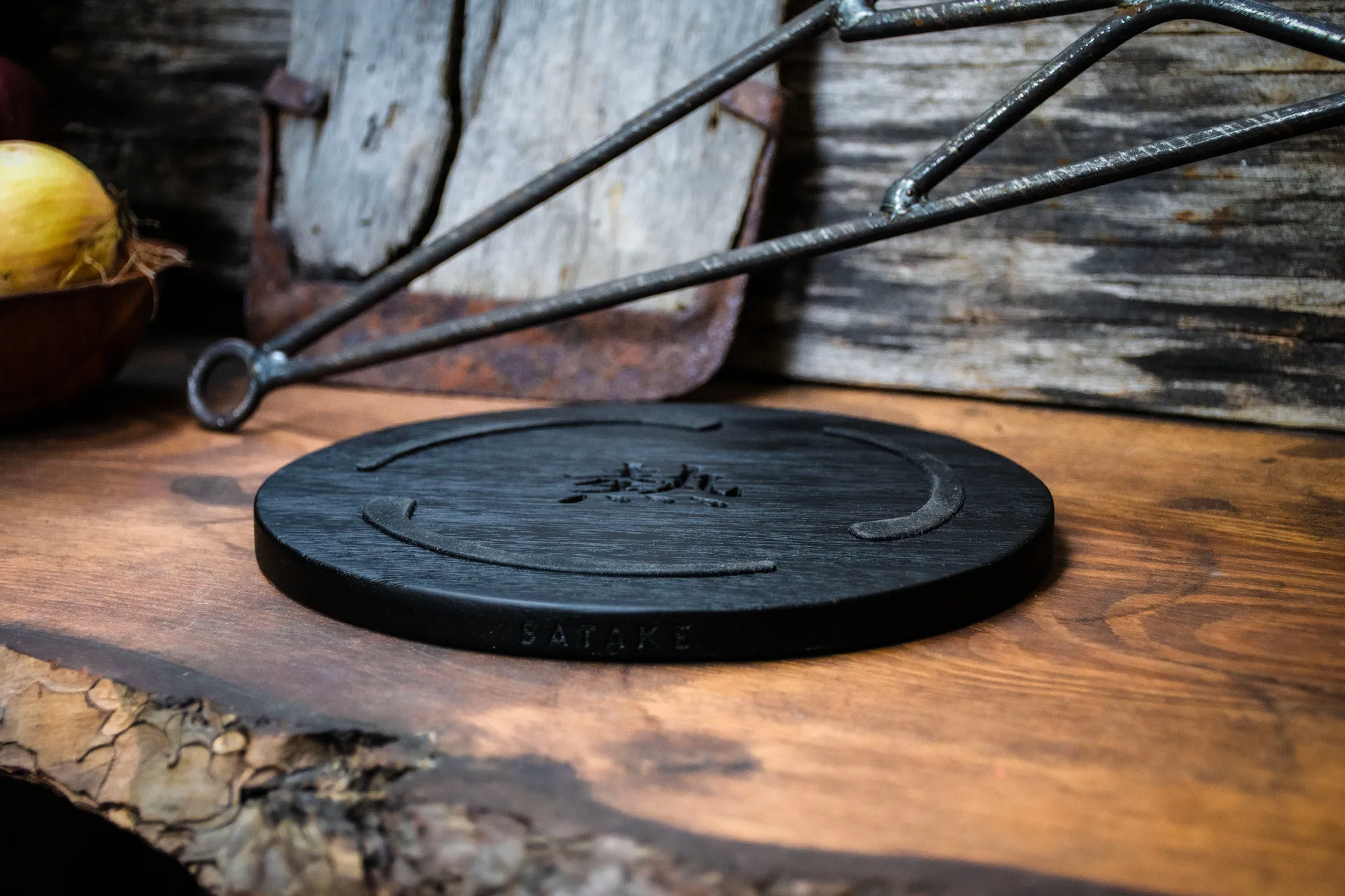 Satake magnetisk bordskåner, Sort-silikone Satake