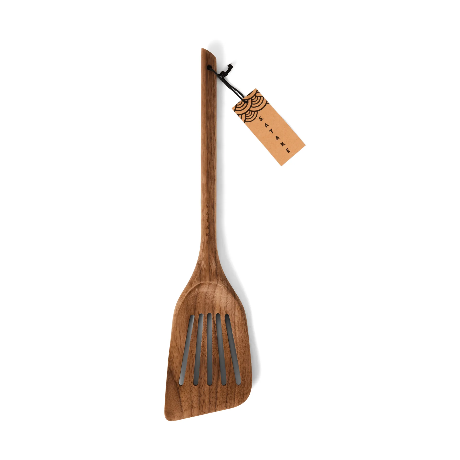 Satake paletkniv 33,5 cm, Valnød, hullet Satake