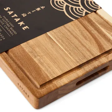 Satake skærebræt - Akacie, olieret, 43,2x27,9x3,8 cm - Satake