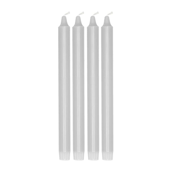 Ambiance kronelys 4-pak 27 cm - Icy grey - Scandi Essentials