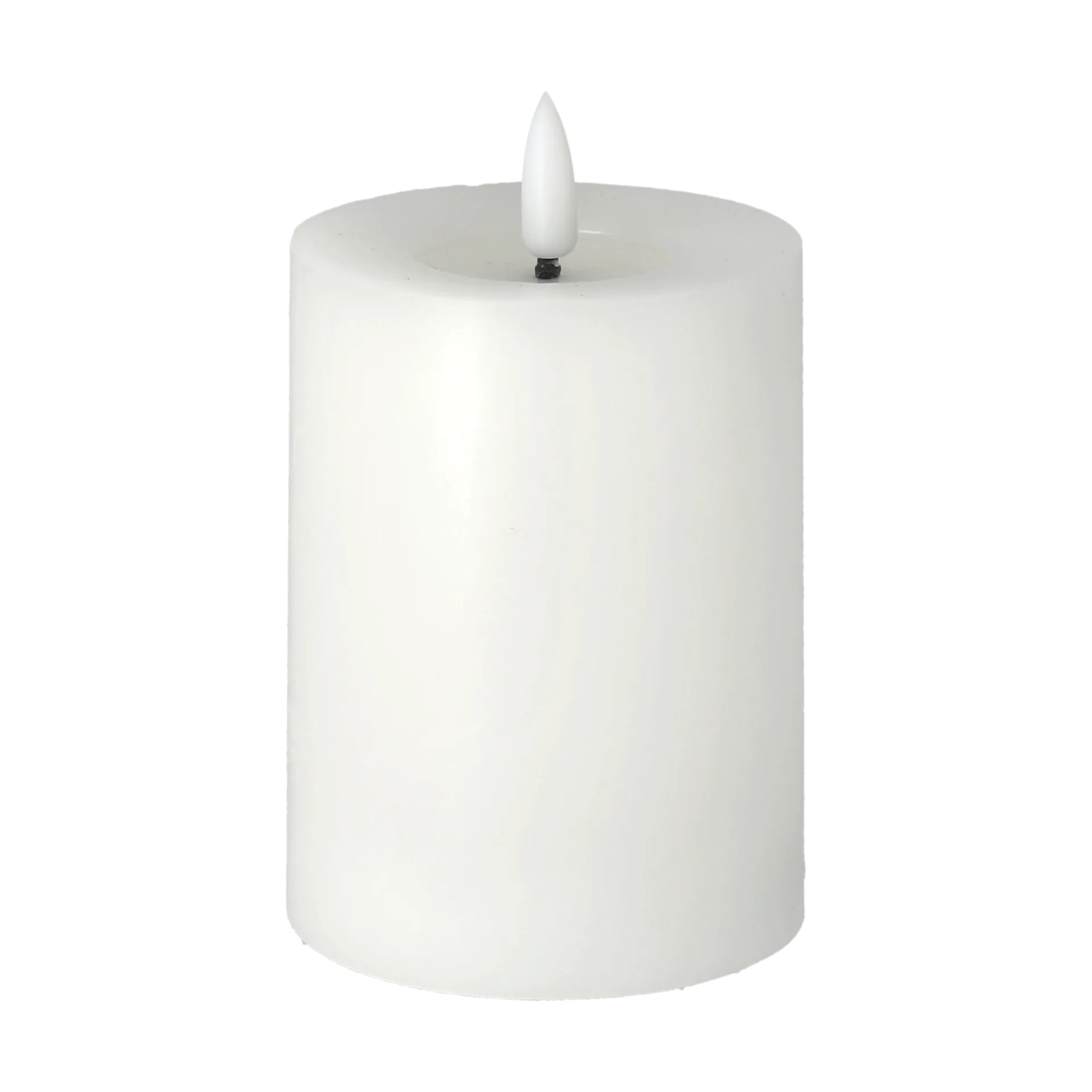 Bright Melt bloklys LED 12,5 cm, Hvid Scandi Essentials