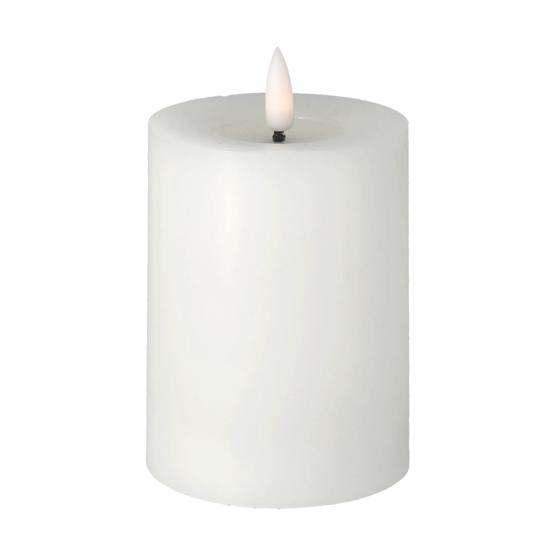 Bright Melt bloklys LED 12,5 cm, Hvid Scandi Essentials