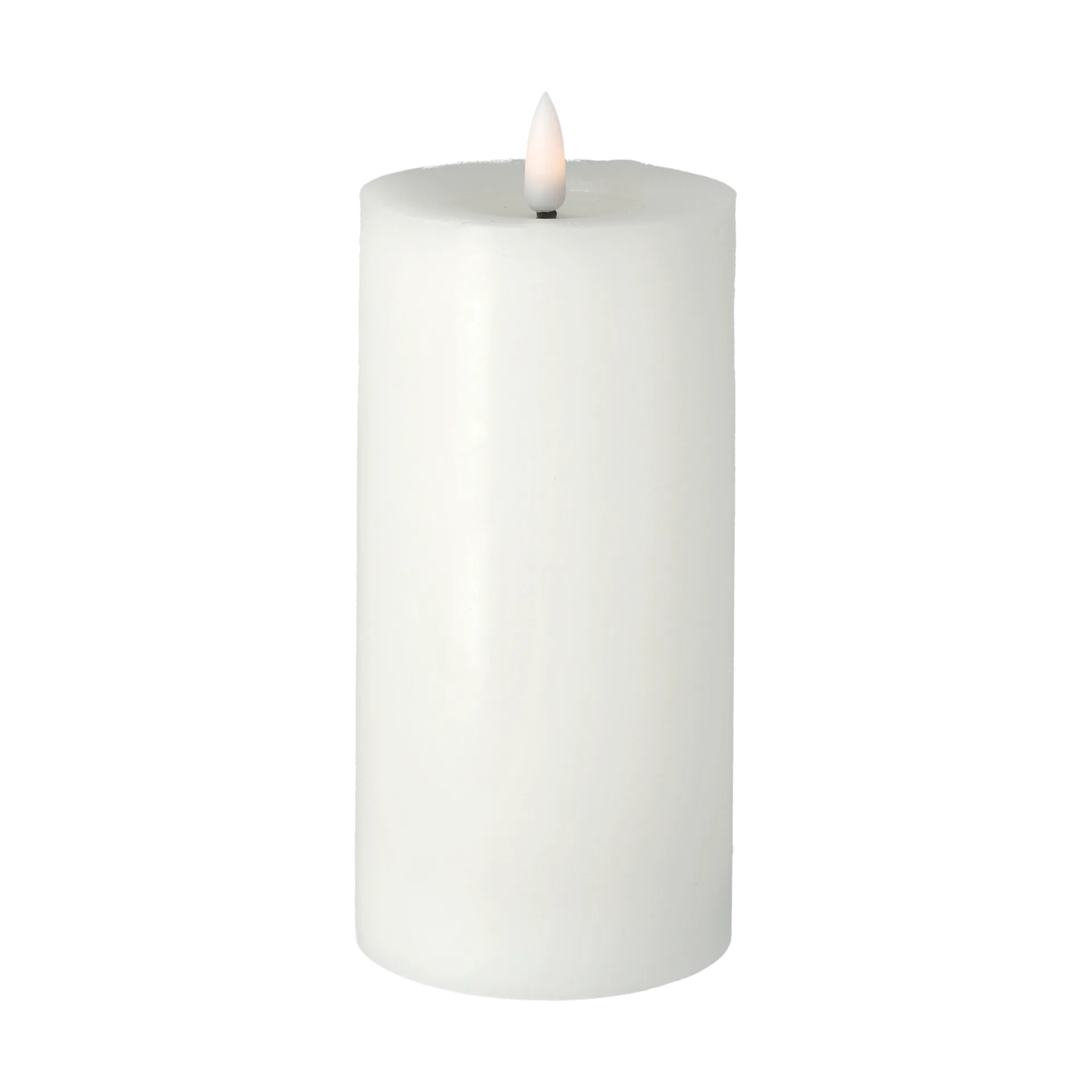 Bright Melt bloklys LED 17,5 cm, Hvid Scandi Essentials