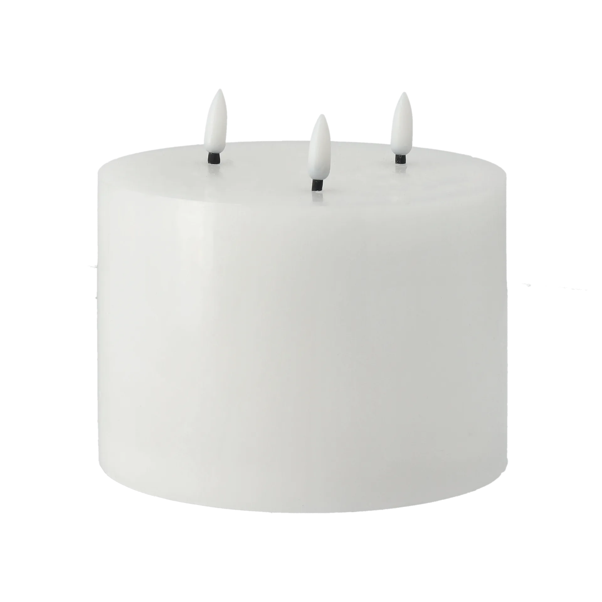 Bright Melt bloklys LED 3 væger 13 cm, Hvid Scandi Essentials