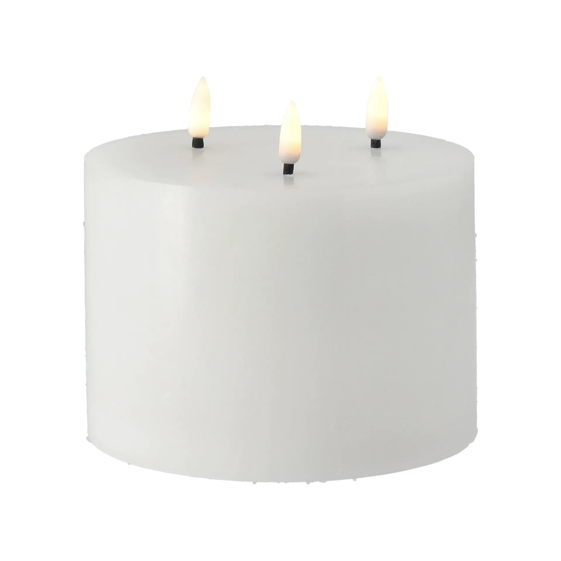 Bright Melt bloklys LED 3 væger 13 cm, Hvid Scandi Essentials