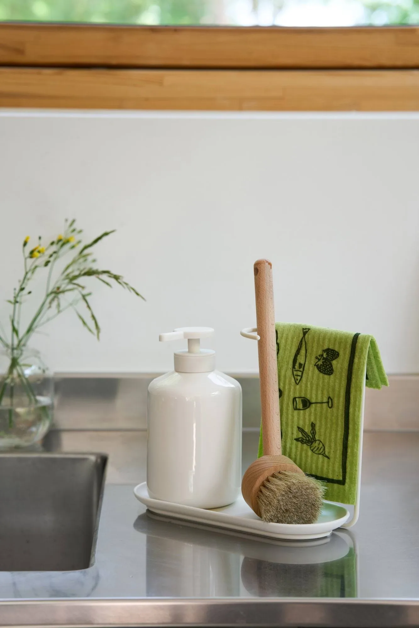 Daily opvaskeklud med mønster, Grøn, 3-pak Scandi Essentials