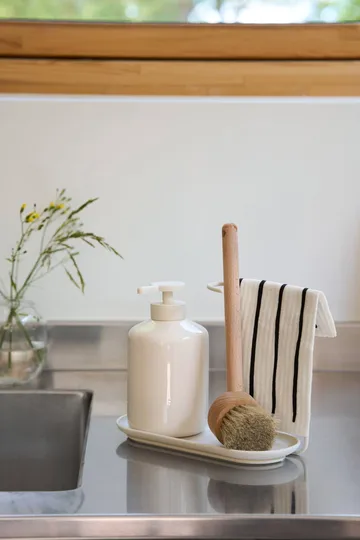 Daily opvaskeklud med mønster - Hvid, 3-pak - Scandi Essentials
