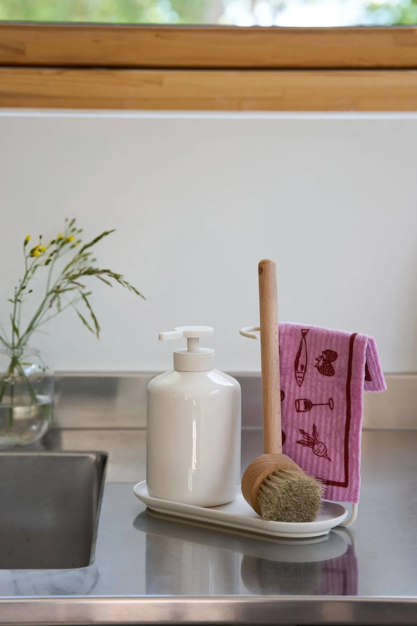 Daily opvaskeklud med mønster, Rosa, 3-pak Scandi Essentials