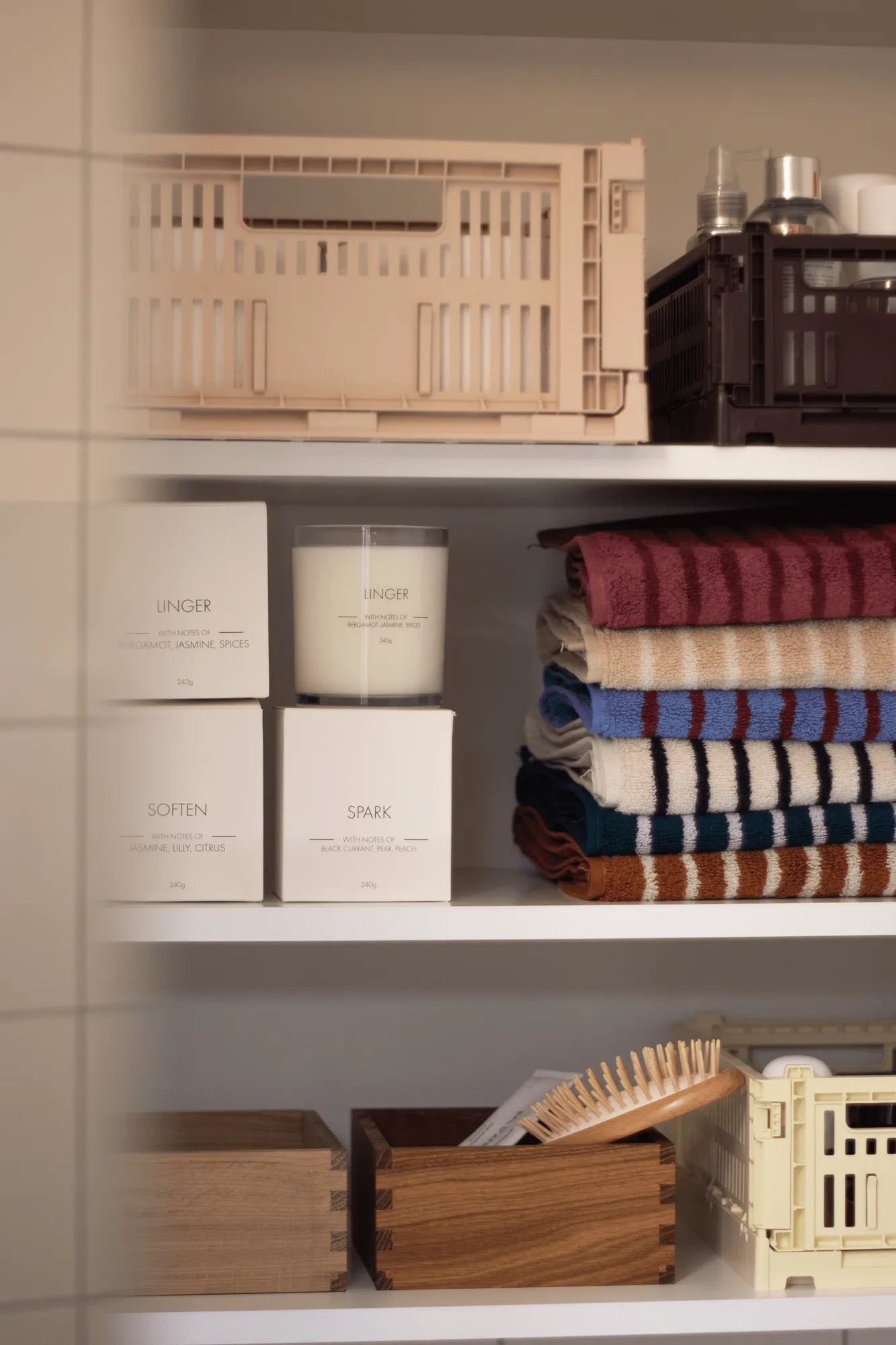 Linger duftlys, 260 g Scandi Essentials