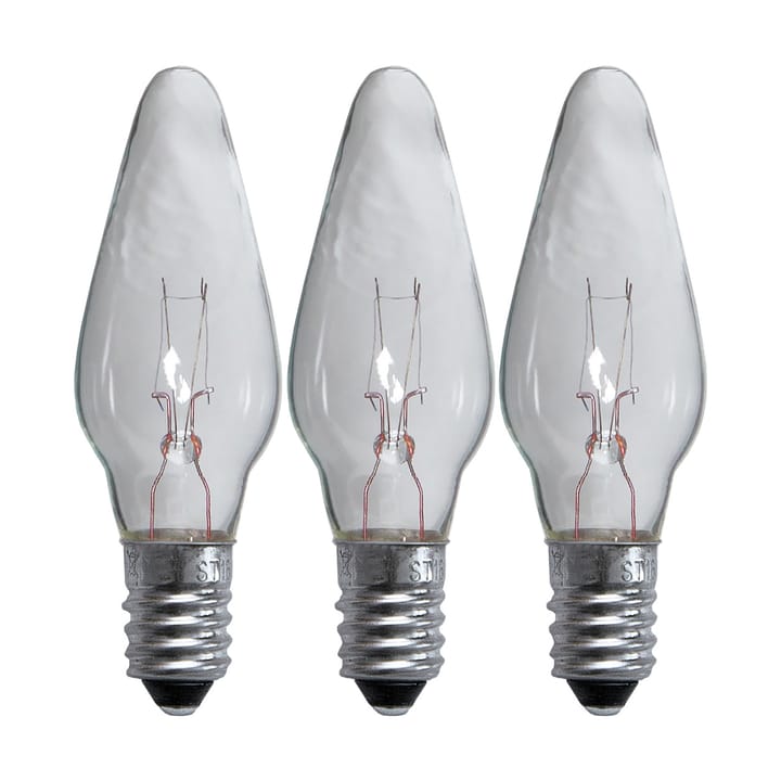 Lit lyskilde E10 reservepære 55V 3-pack - Klar, 3W - Scandi Essentials