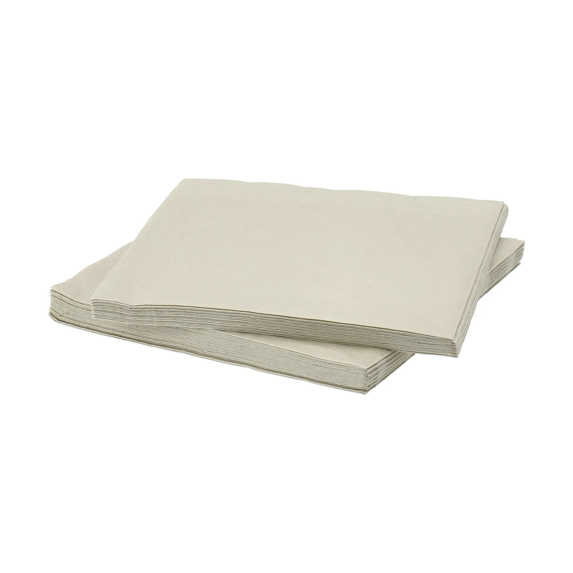 Plain papirserviet, Beige, 20-pak, 40x40 cm Scandi Essentials